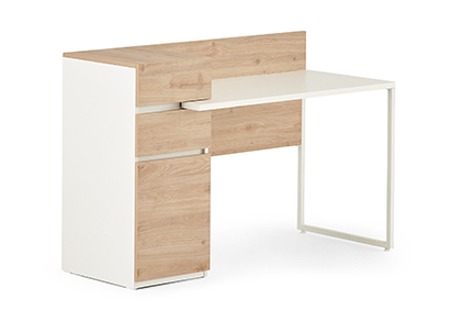 Mila - Single Home Office Desk With Cabinet